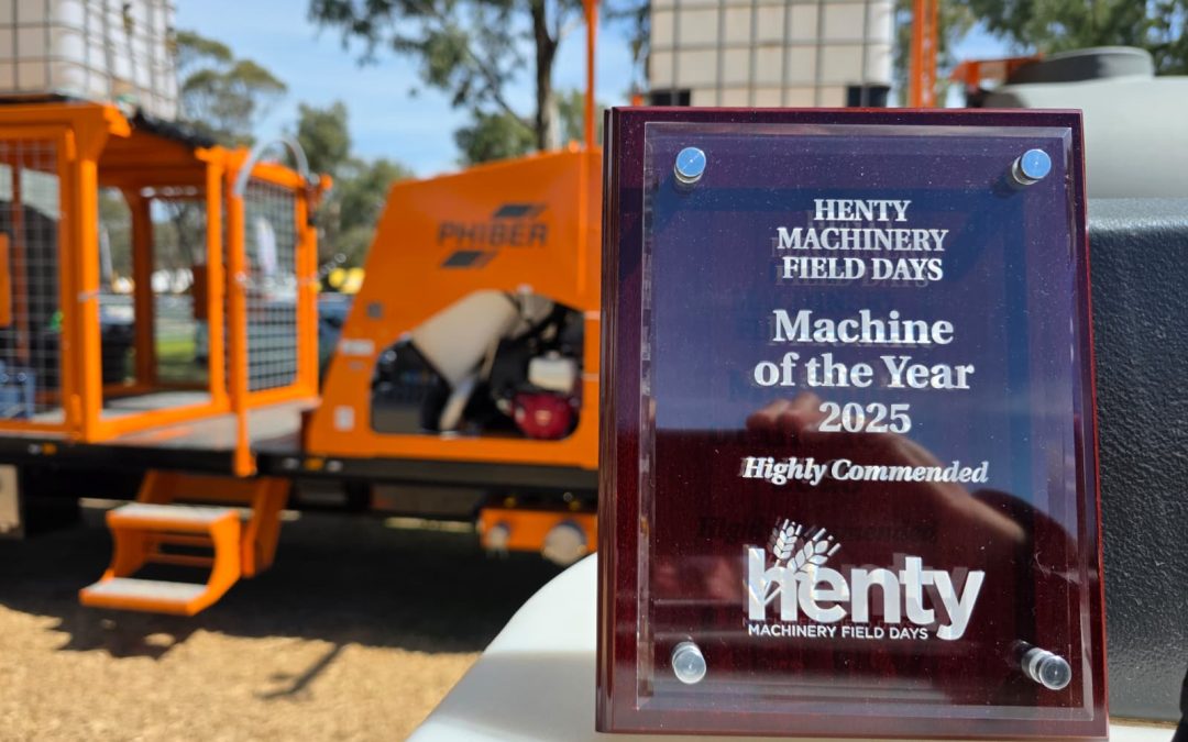 The DASH Spray Tender System Wins Highly Commended Machine of the Year Award